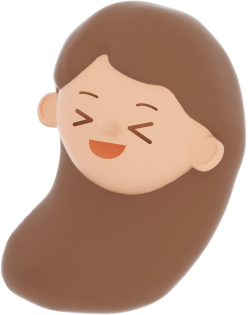 3D People Simple Young Girl Head